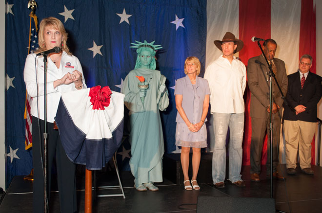 Patti Yancey, Liberty Learning Foundation, at The Liberty Launch Huntsville