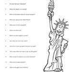 thumbnail of Statue of Liberty facts Worksheet