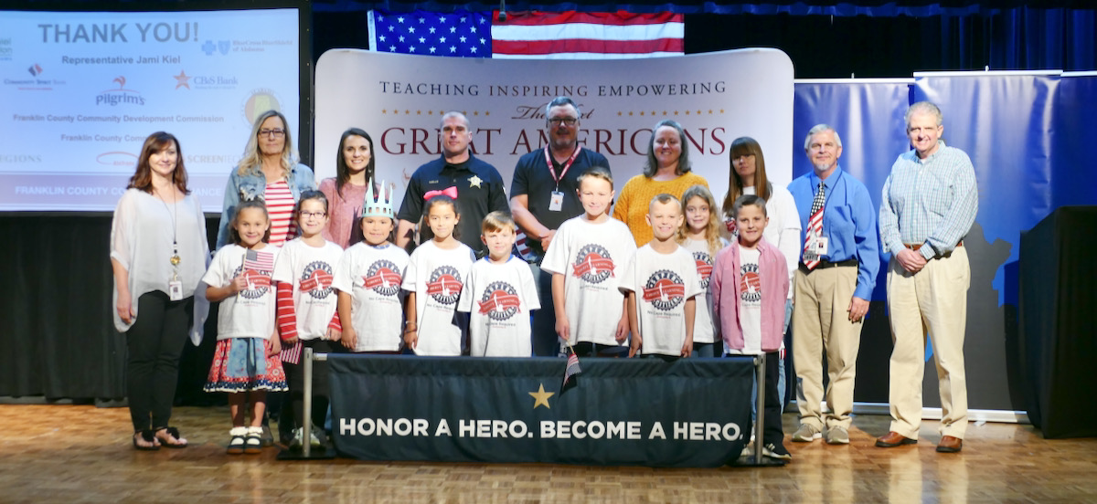 2nd graders of Franklin County Schools Honor their Heroes and become Heroes  Themselves! - Liberty Learning Foundation